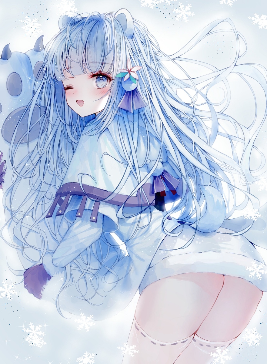 This is a pixiv picture whose title is ❄️.