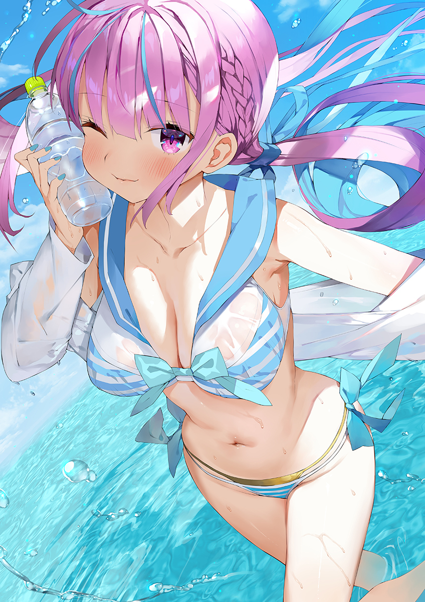 This is a pixiv picture whose title is あくあーと２の表紙.