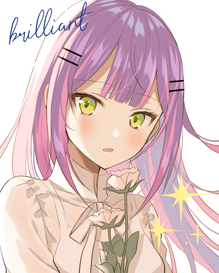 This is a pixiv picture whose title is 【告知】brilliant歌ってみたイラスト.