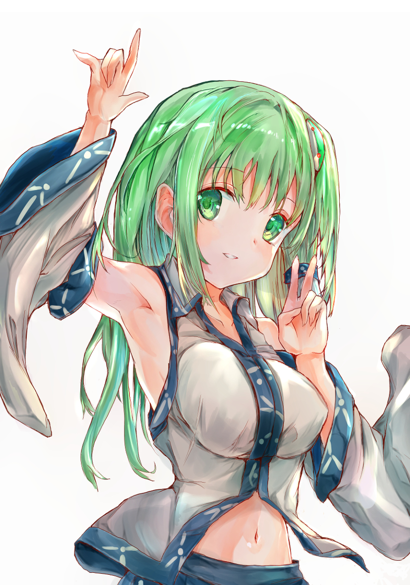 This is a pixiv picture whose title is クールビューティー早苗さん.