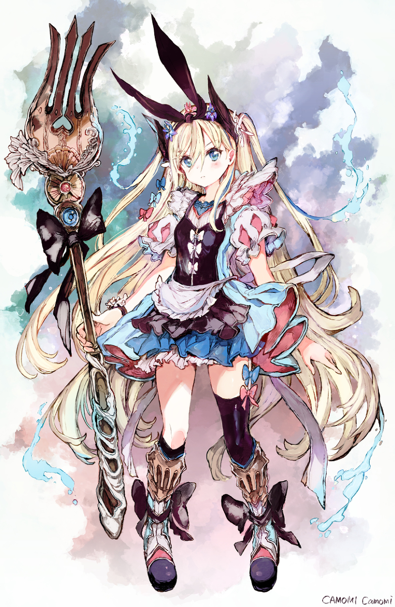 This is a pixiv picture whose title is 食器の国のアリス.