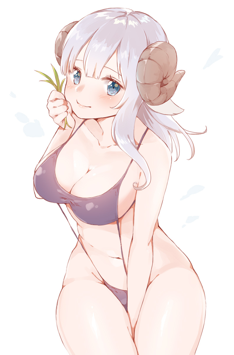 This is a pixiv picture whose title is 草が好き.