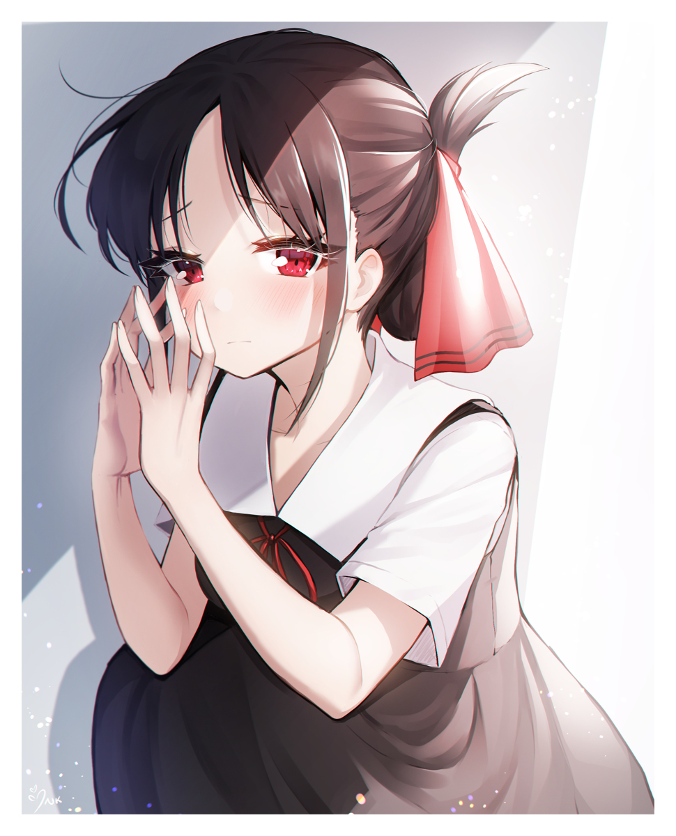 This is a pixiv picture whose title is かぐや様.
