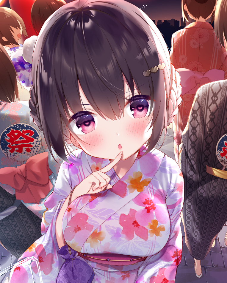 This is a pixiv picture whose title is 私だけを見て？.