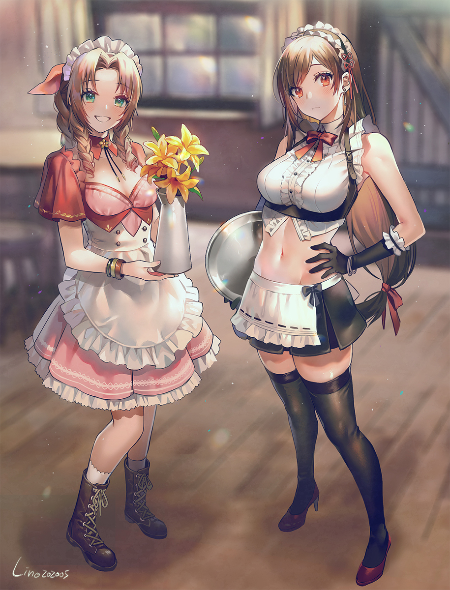 This is a pixiv picture whose title is New Maid in Seventh Heaven.