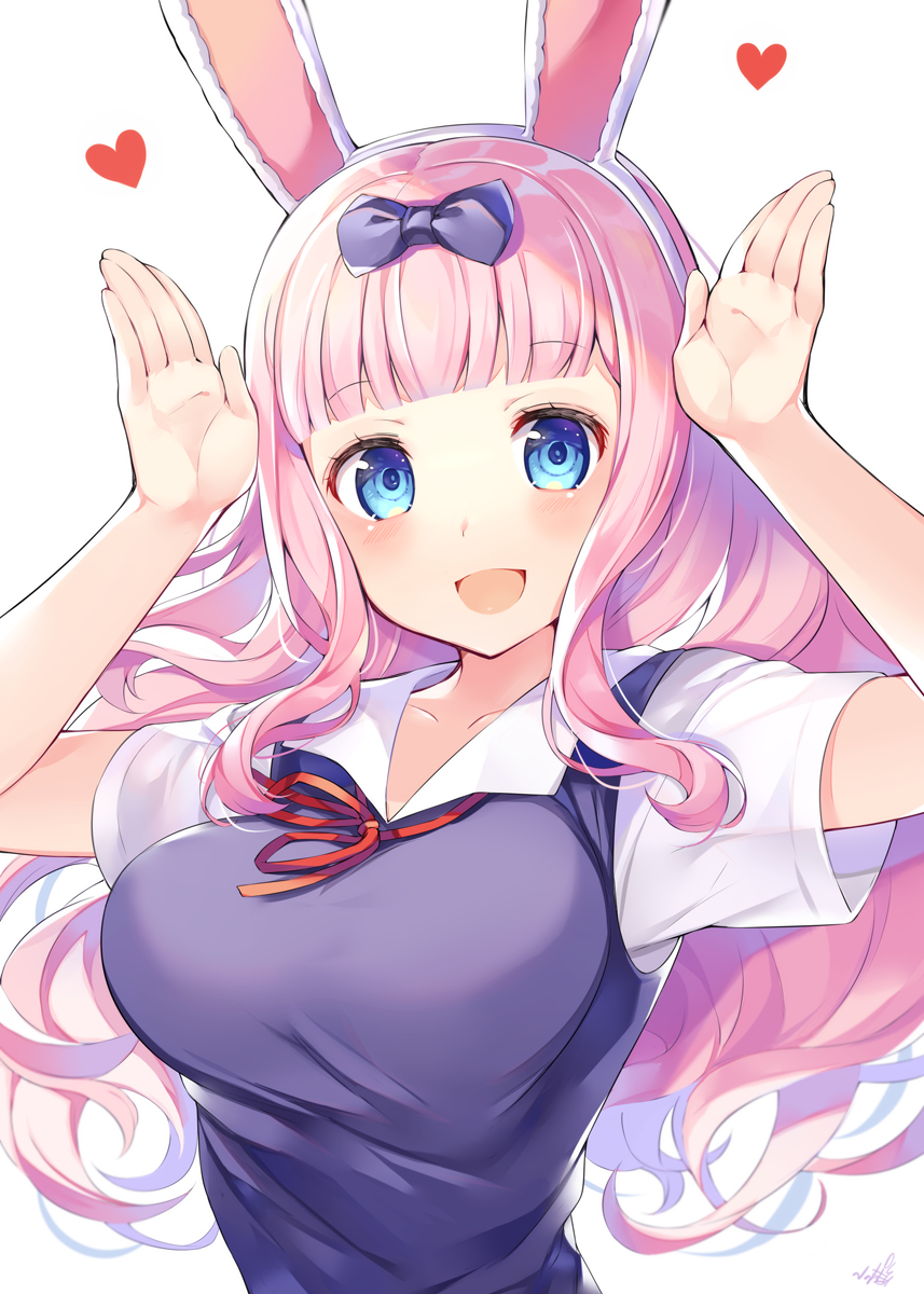 This is a pixiv picture whose title is うさちか.