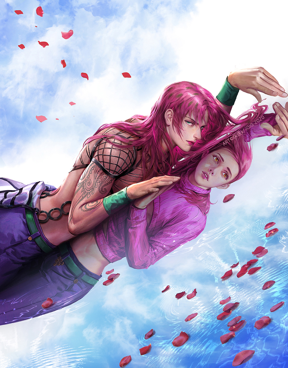 This is a pixiv picture whose title is The Hidden Face.