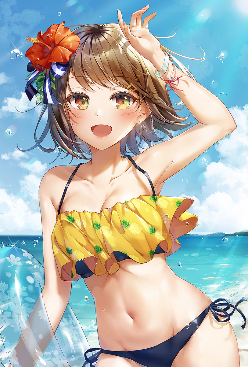 This is a pixiv picture whose title is 海.