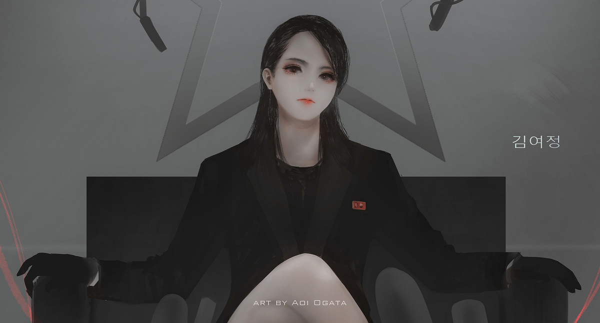 This is a pixiv picture whose title is Kim Yo-jong.