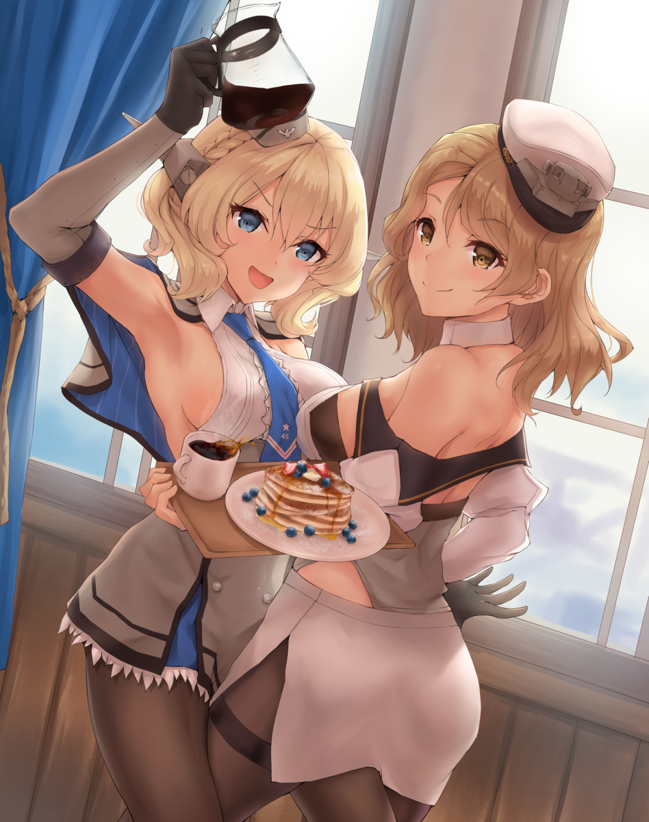 This is a pixiv picture whose title is 🥞.