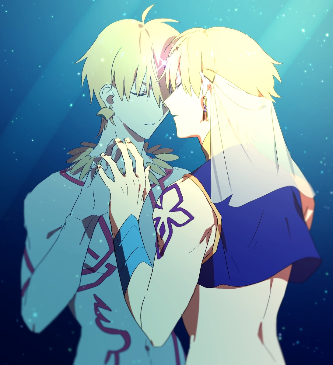 This is a pixiv picture whose title is ギルギル2枚.