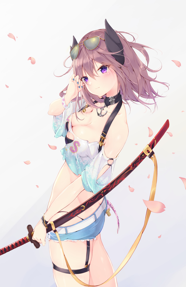 This is a pixiv picture whose title is 霧島.