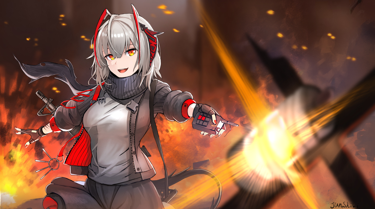 This is a pixiv picture whose title is W.