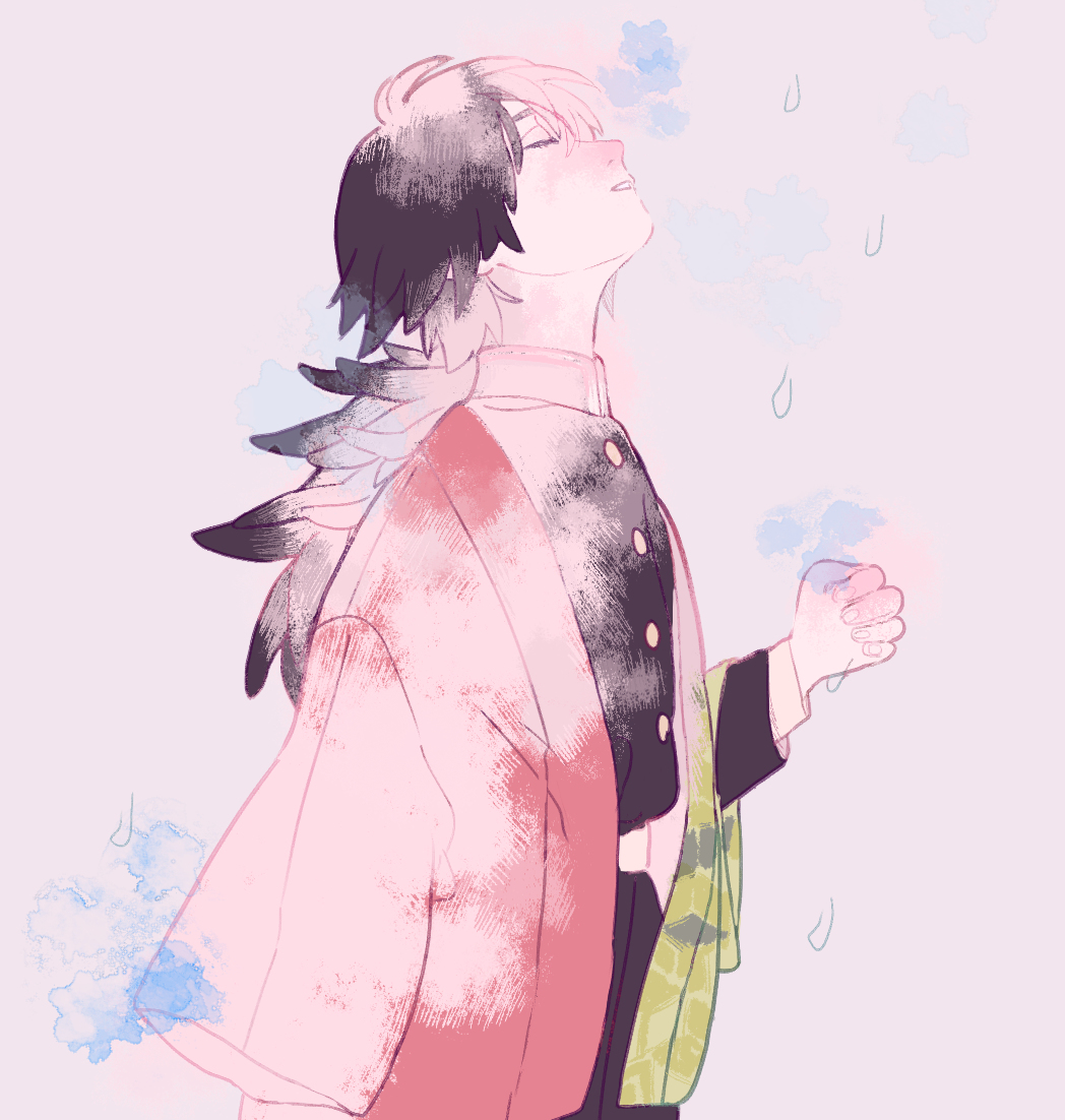 This is a pixiv picture whose title is 雨.