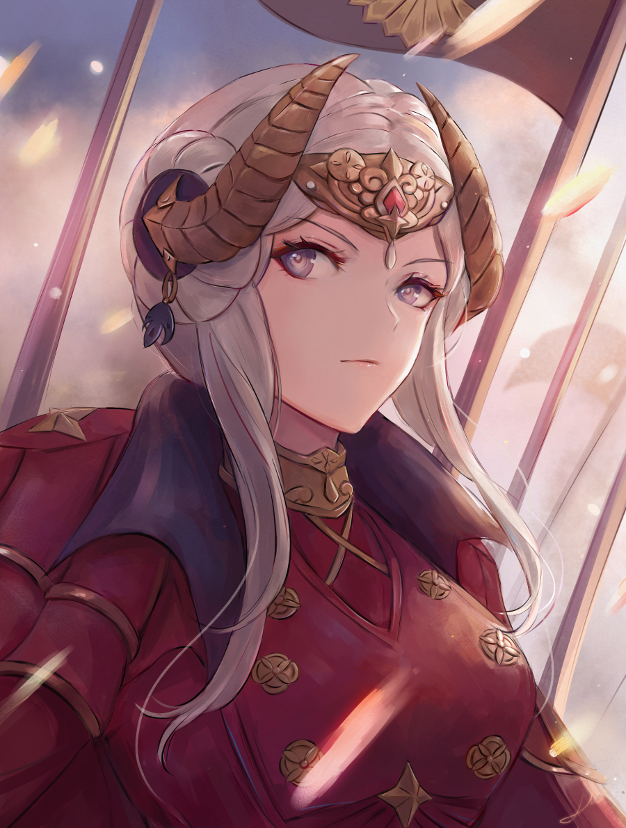 This is a pixiv picture whose title is Edelgard / エーデルガルト.