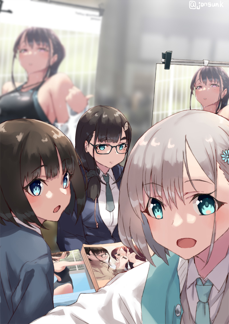 This is a pixiv picture whose title is エアコミケ.