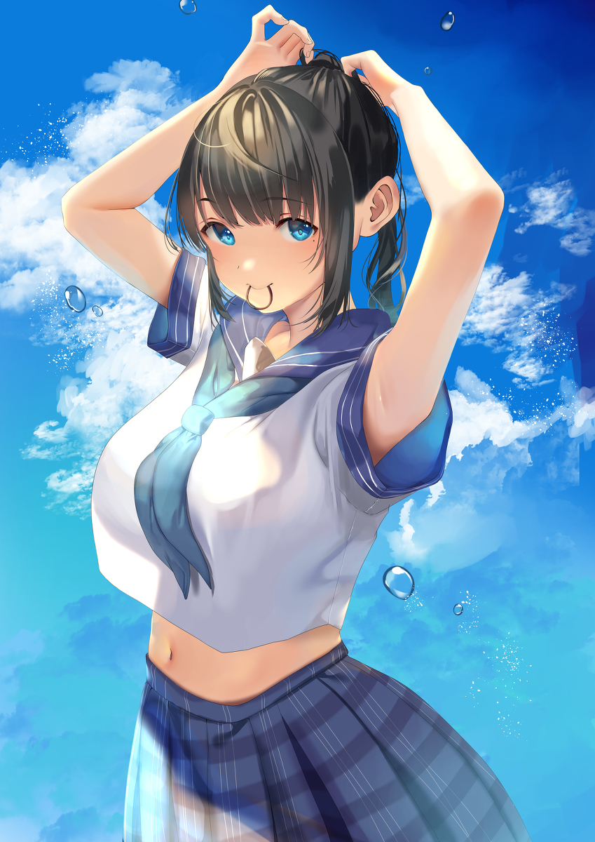 This is a pixiv picture whose title is 初夏.