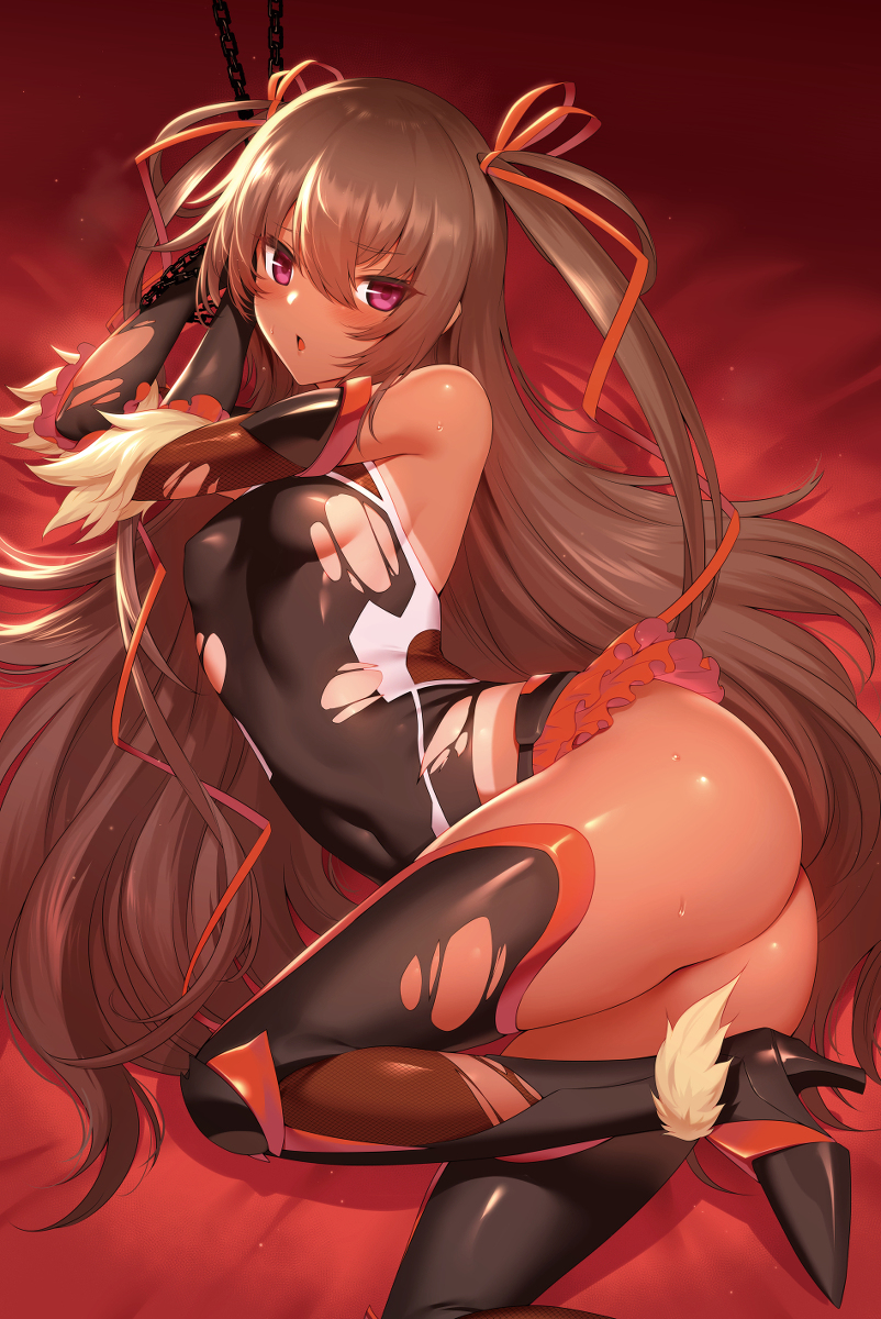 This is a pixiv picture whose title is 対魔忍ユキカゼ.