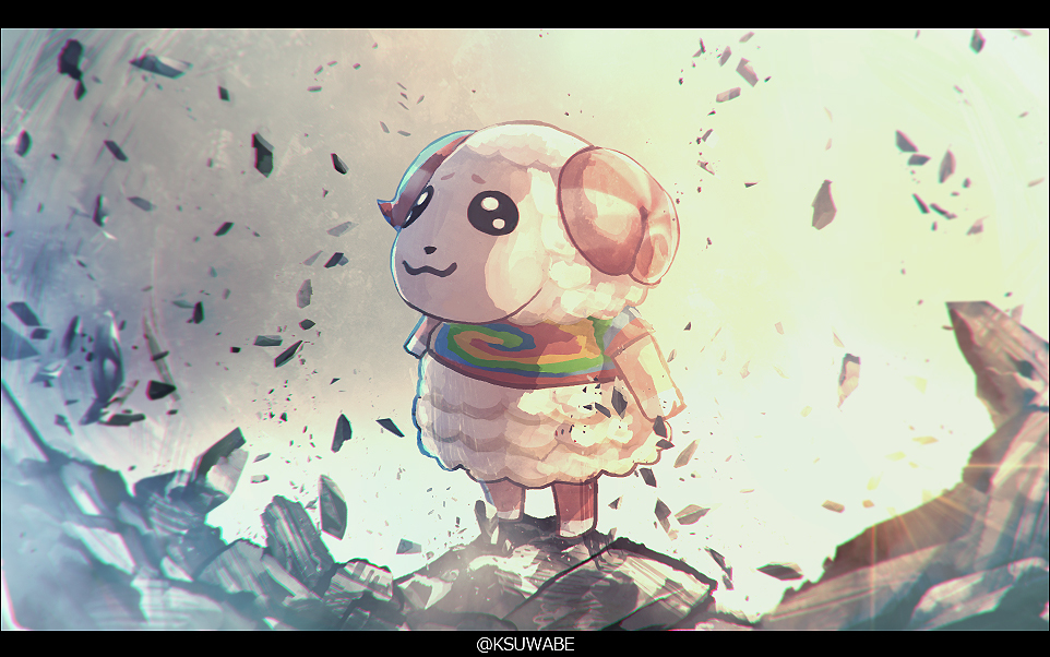 This is a pixiv picture whose title is 『覚　醒』.
