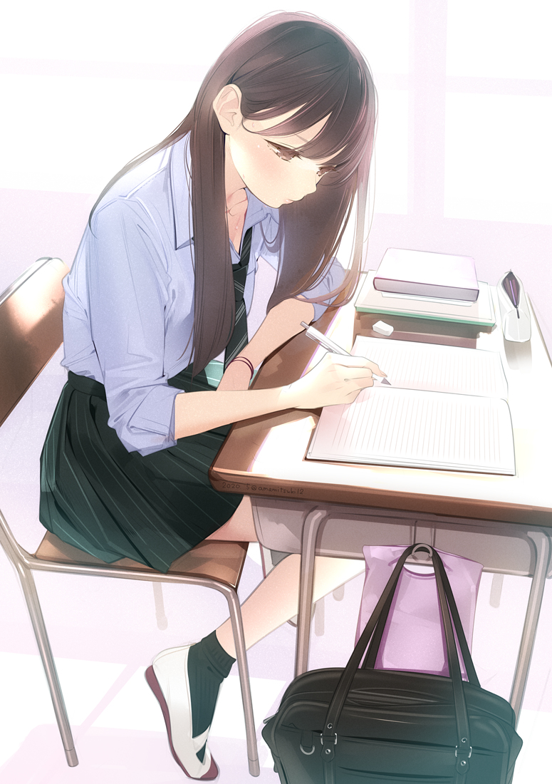This is a pixiv picture whose title is 夏休みの間だけ会える.