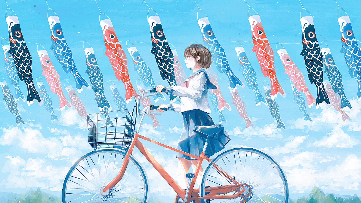 This is a pixiv picture whose title is こどもの日.
