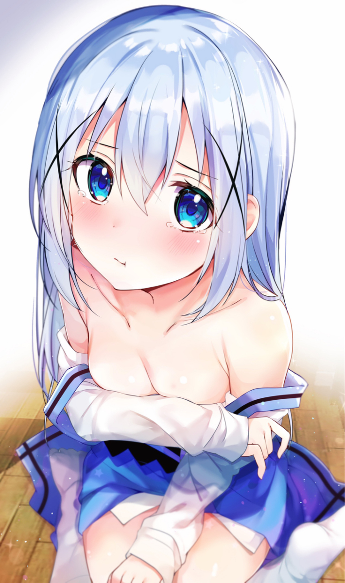 This is a pixiv picture whose title is ｢ど どうせ大きくないですよ…｣.