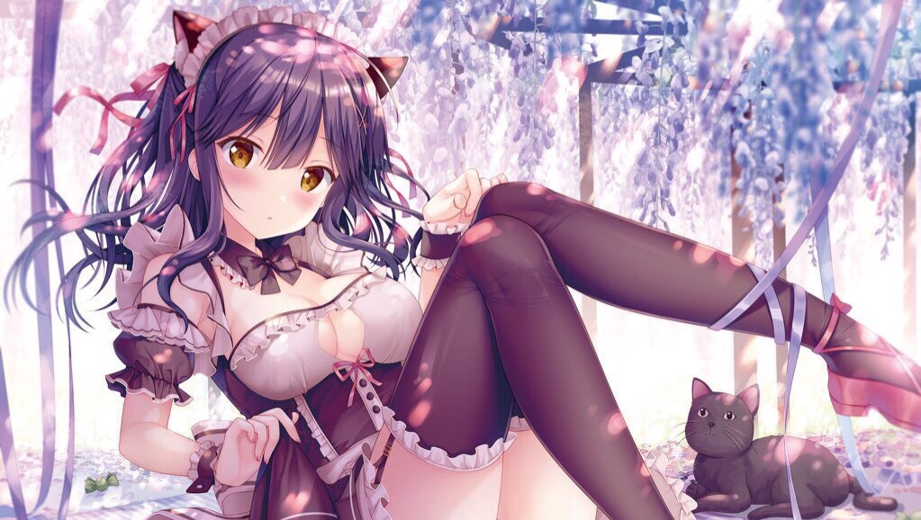 This is a pixiv picture whose title is 優乃メイド.
