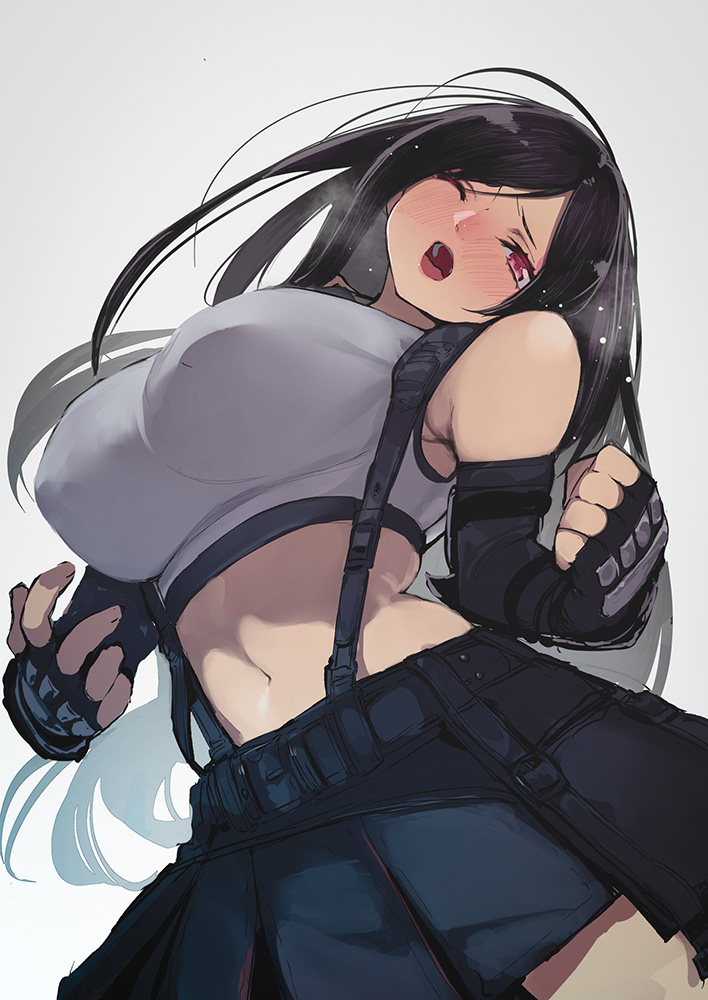 This is a pixiv picture whose title is 【FF7R】ティファ.