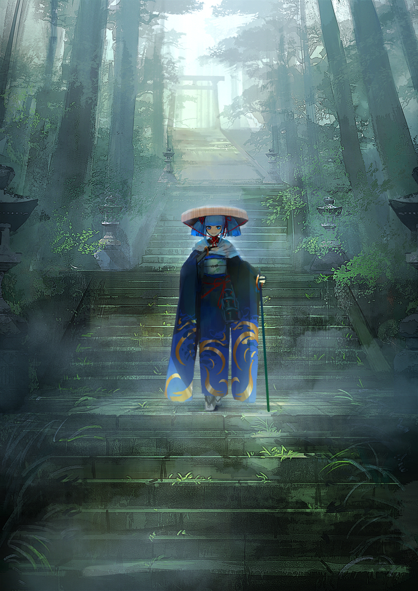 This is a pixiv picture whose title is 通り.