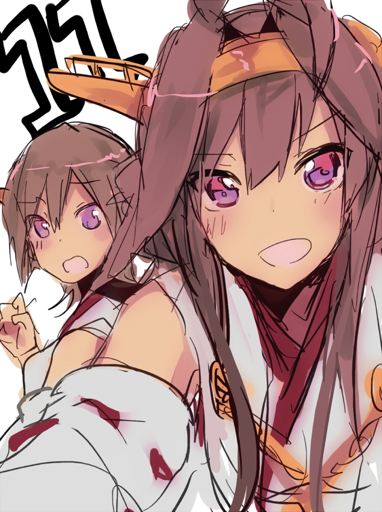 This is a pixiv picture whose title is 金剛型LOG.