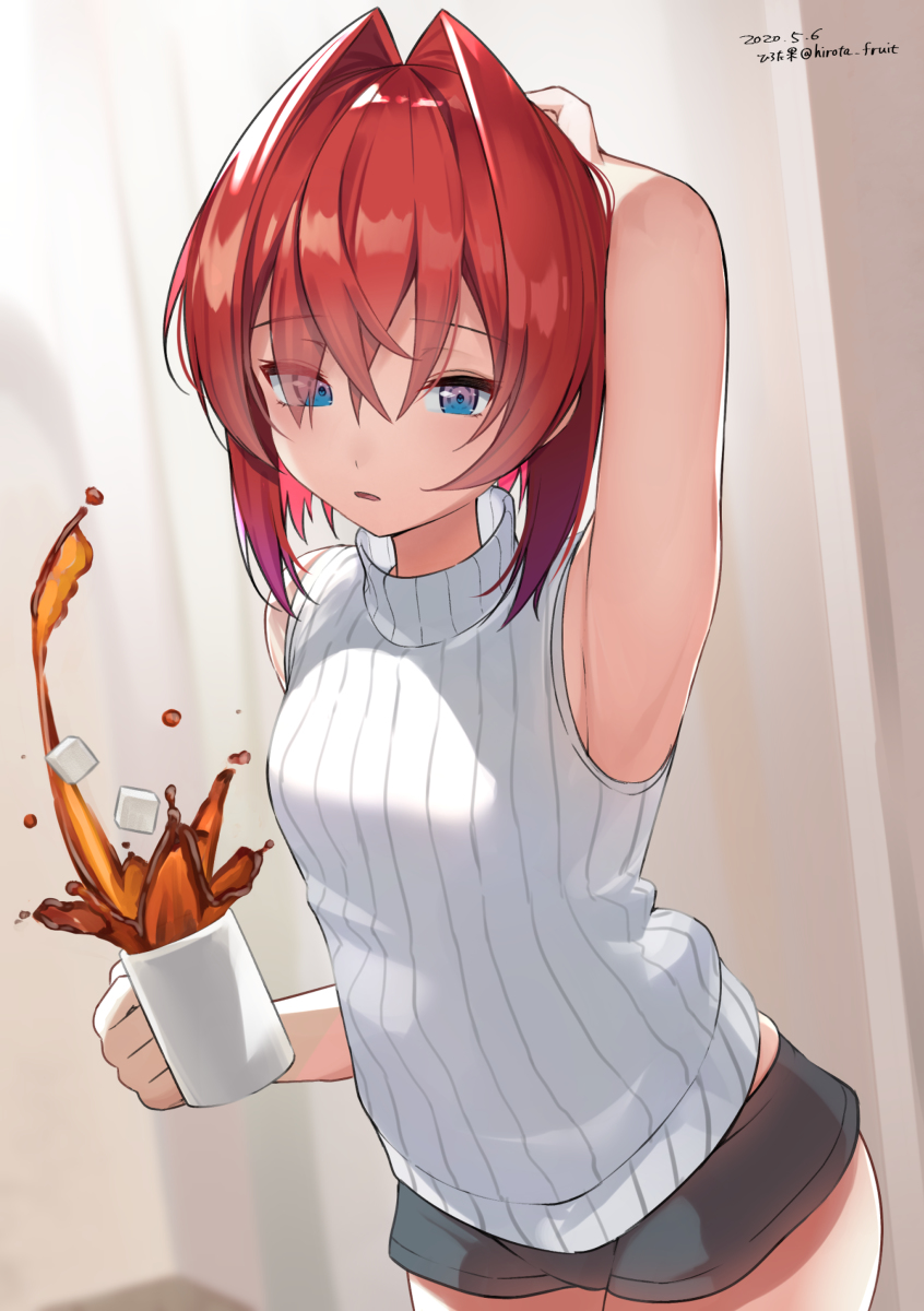 This is a pixiv picture whose title is ちょっとひと休みお姉さん.