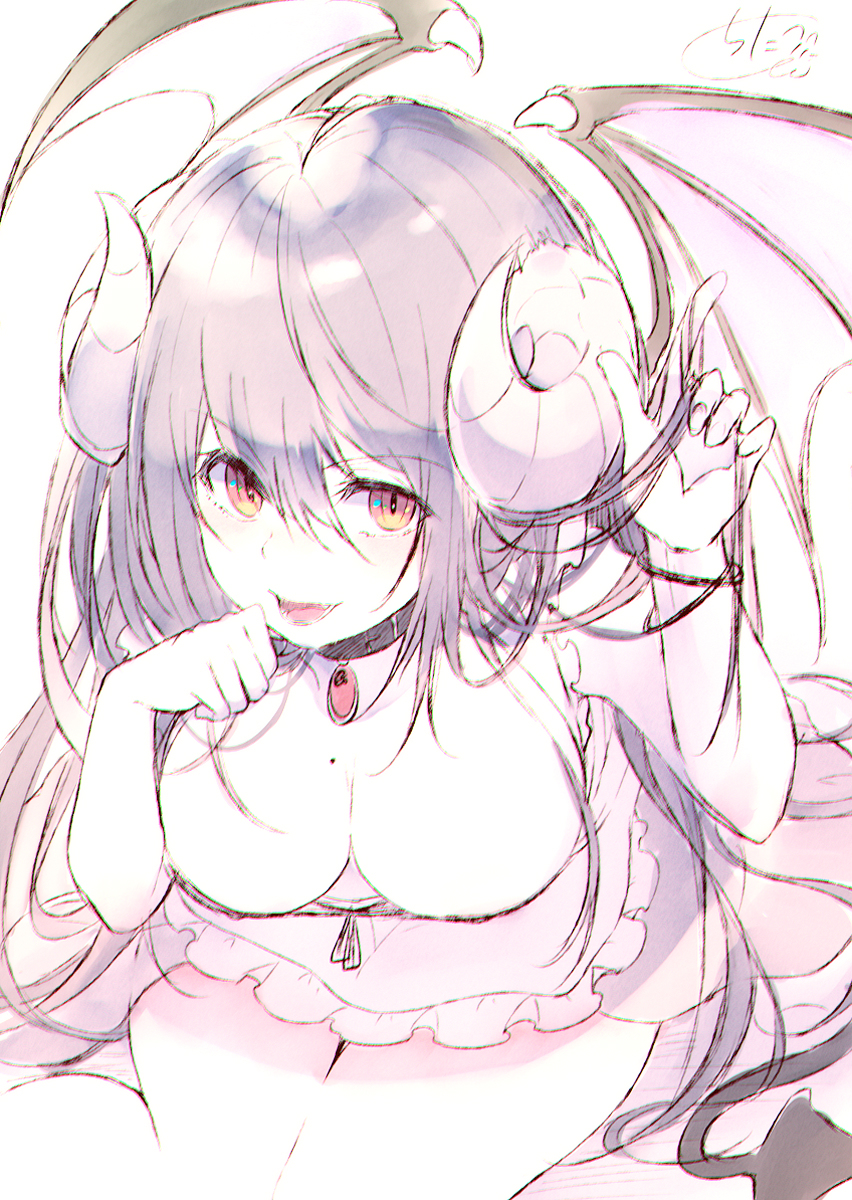 This is a pixiv picture whose title is あくま.