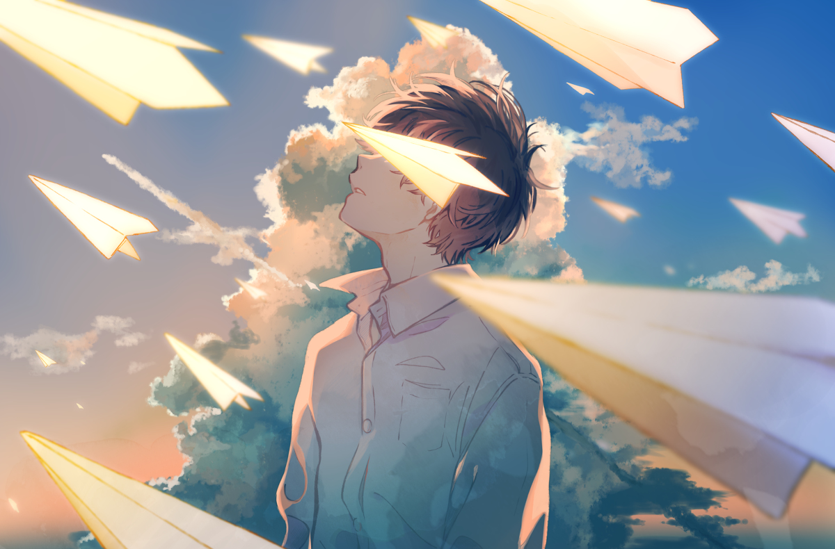 This is a pixiv picture whose title is ここは途中なんだって信じたい.