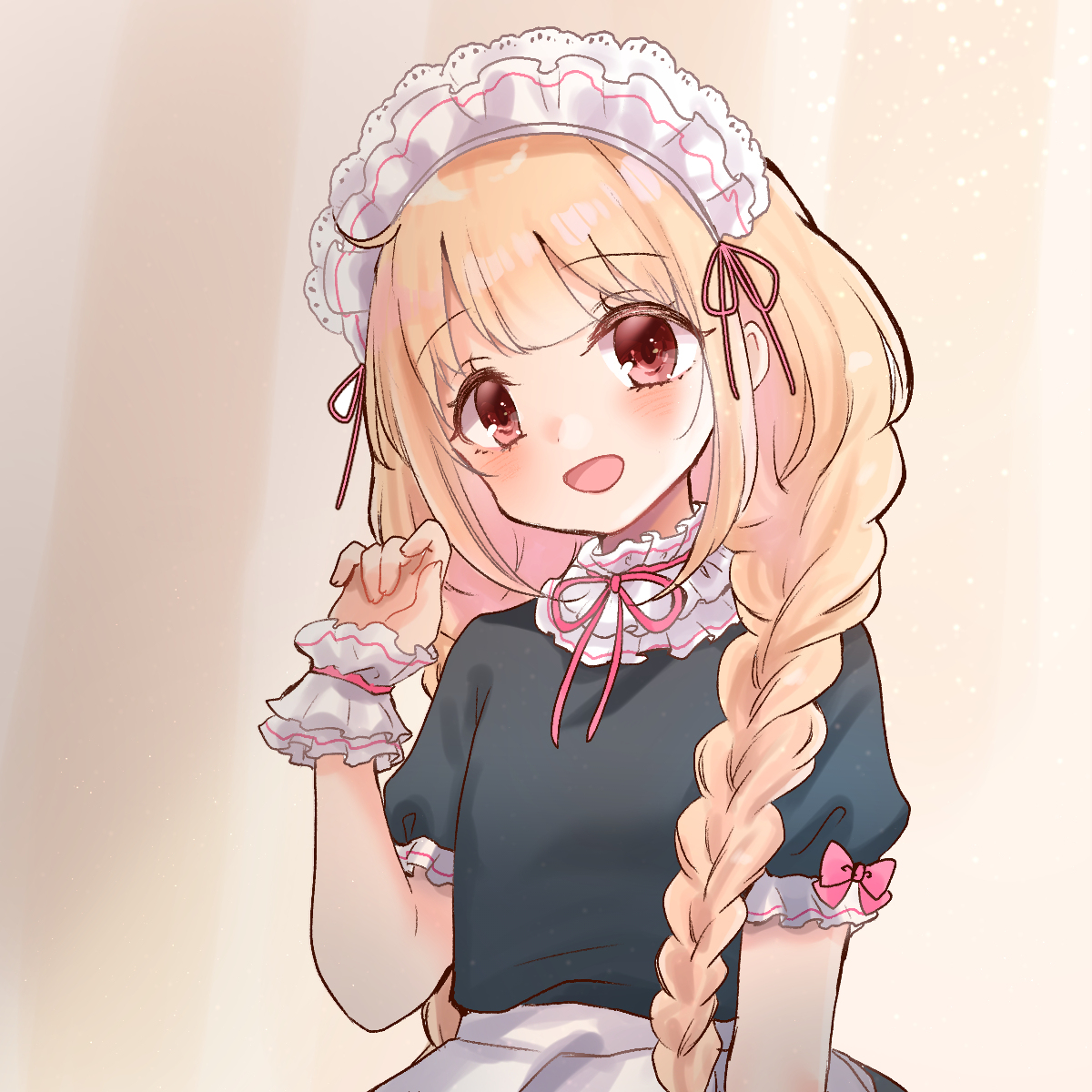 This is a pixiv picture whose title is メイド杏ちゃん！.