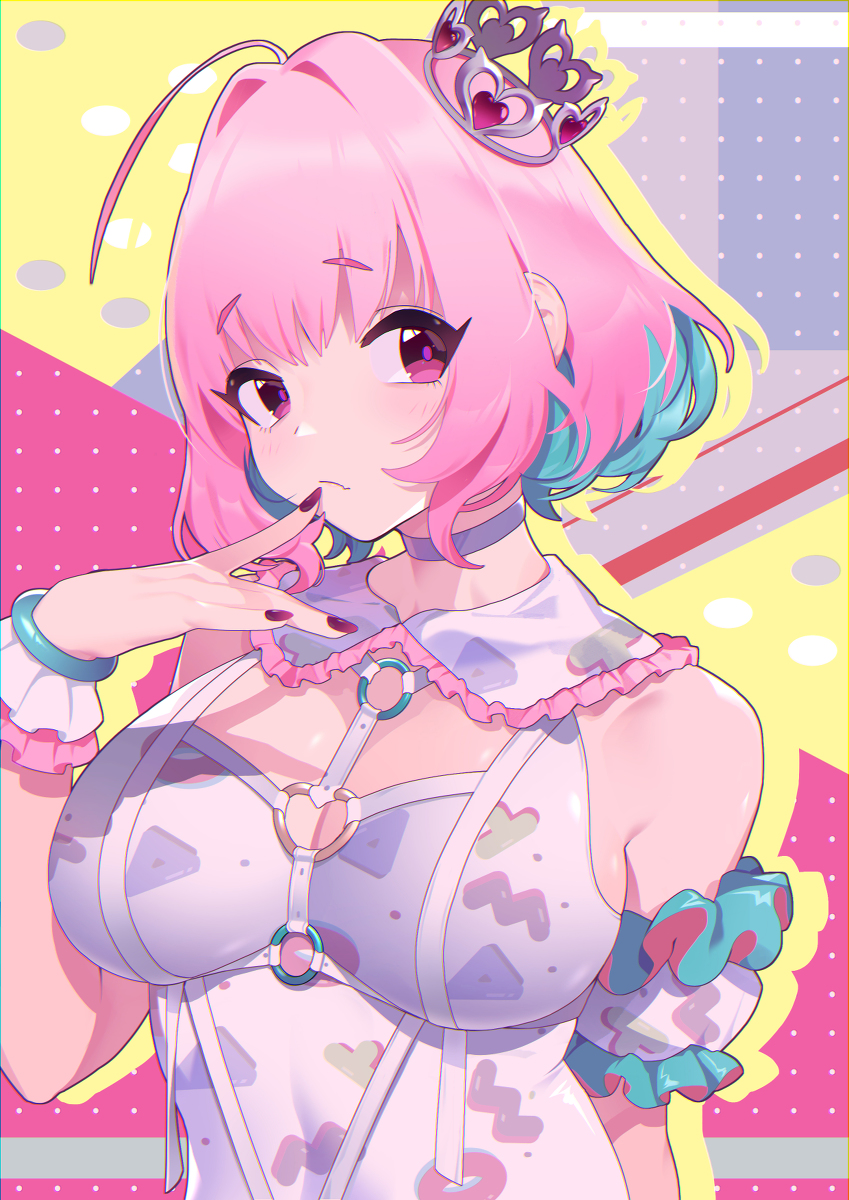 This is a pixiv picture whose title is 夢見りあむ.