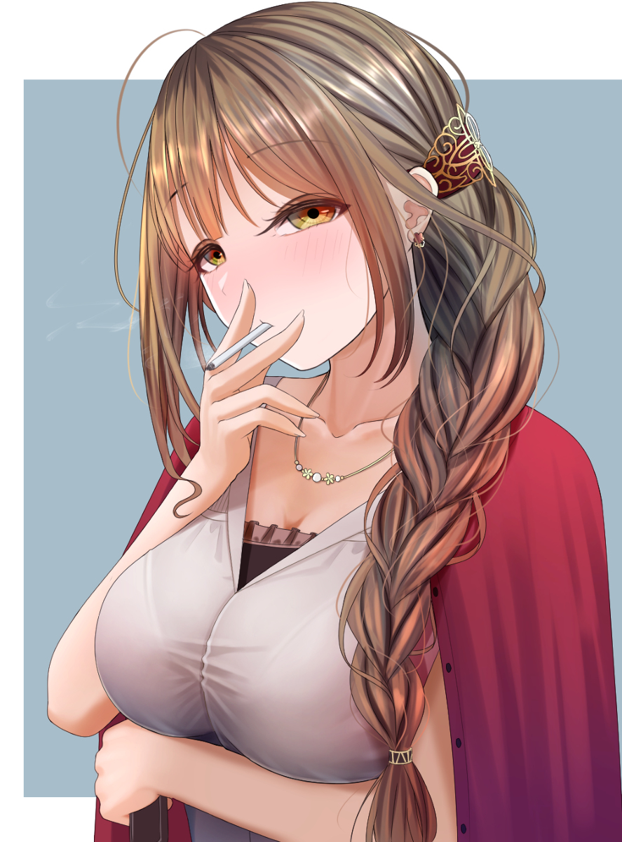 This is a pixiv picture whose title is 桑山さん.
