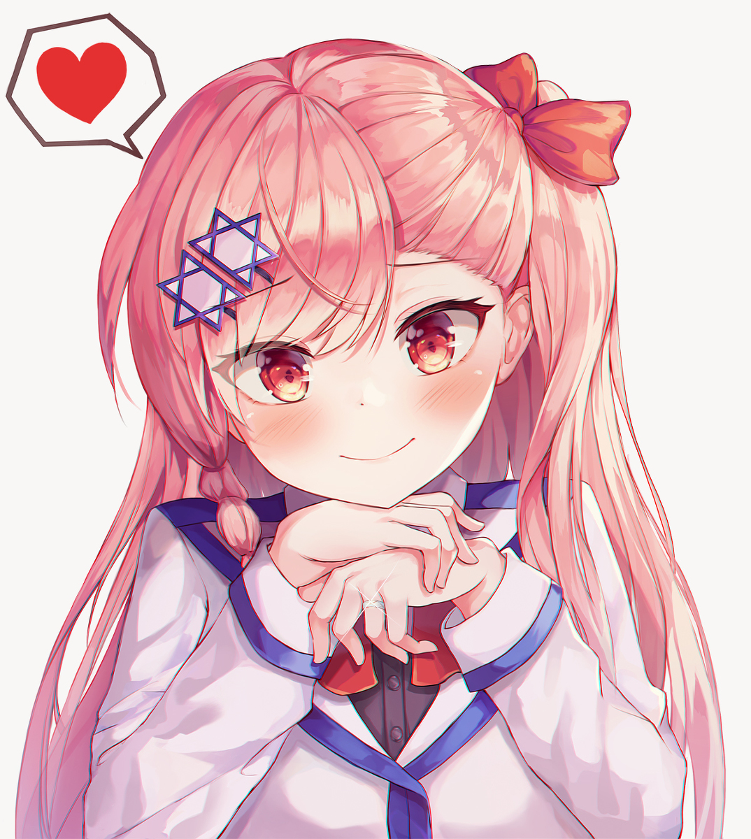 This is a pixiv picture whose title is 「愛してる指揮官...」.