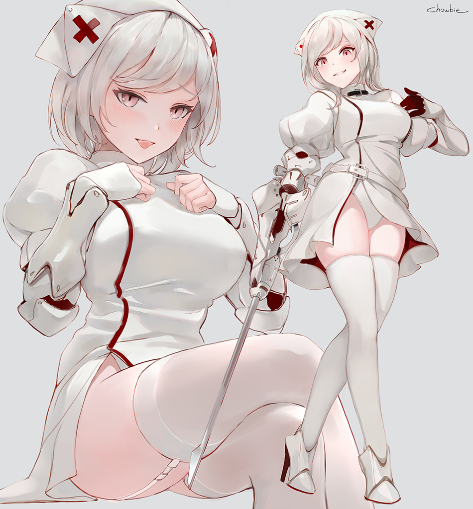 This is a pixiv picture whose title is 献血してください♥.