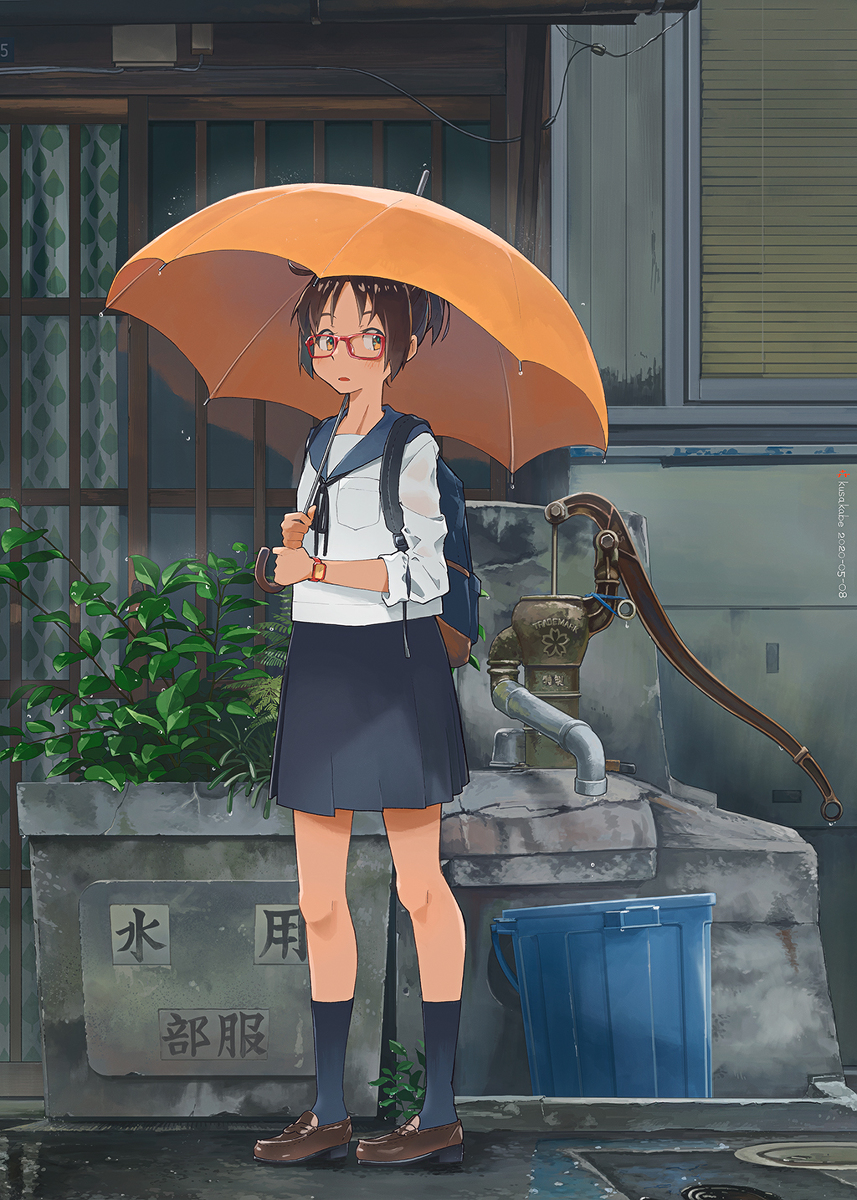 This is a pixiv picture whose title is Rain 2.