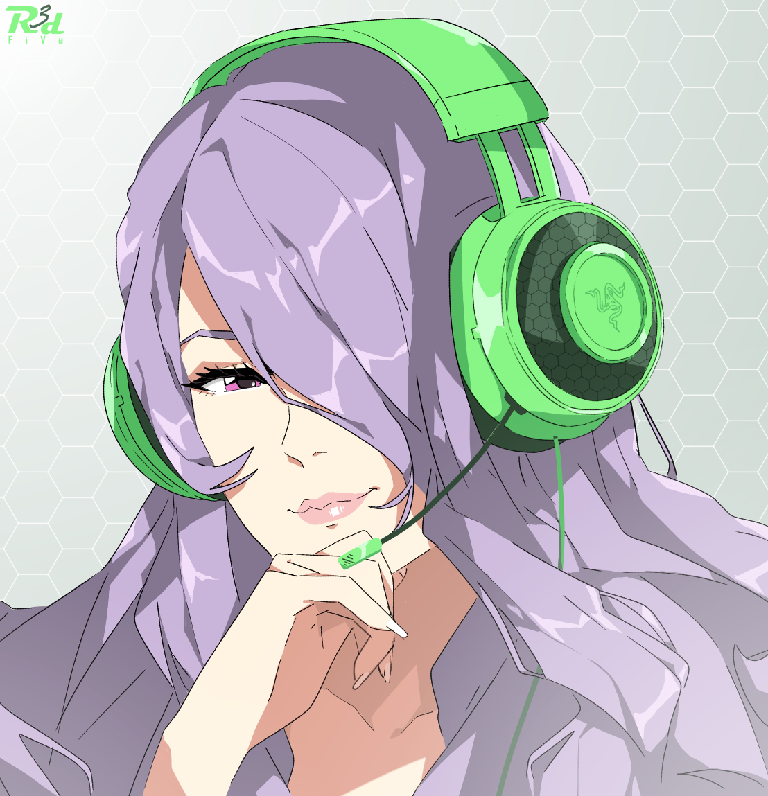 This is a pixiv picture whose title is ストリーマー.