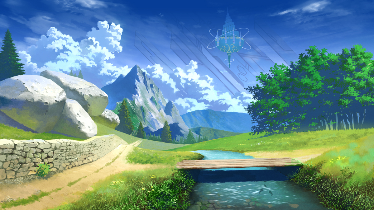 This is a pixiv picture whose title is ファンタジー草原.