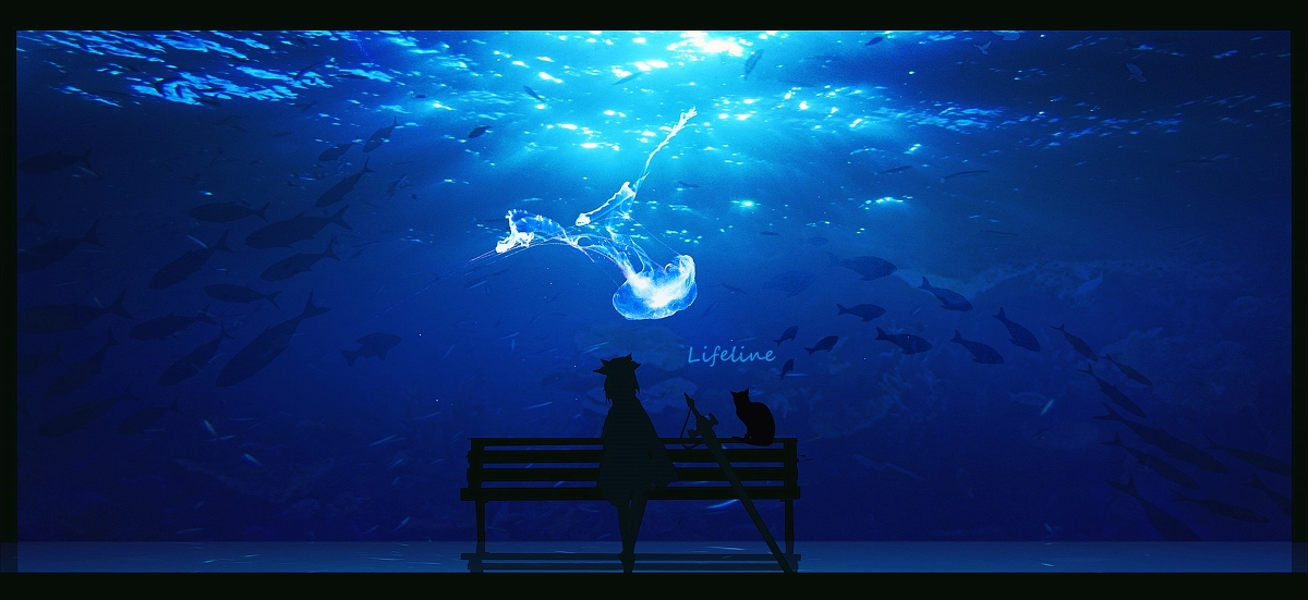 This is a pixiv picture whose title is 海.