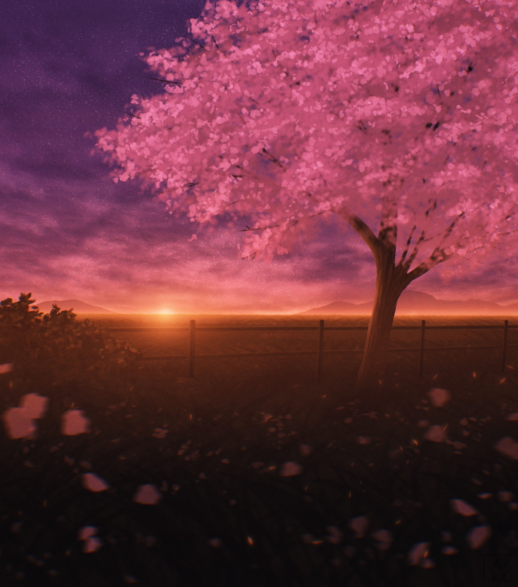 This is a pixiv picture whose title is Windy cherry blossom.