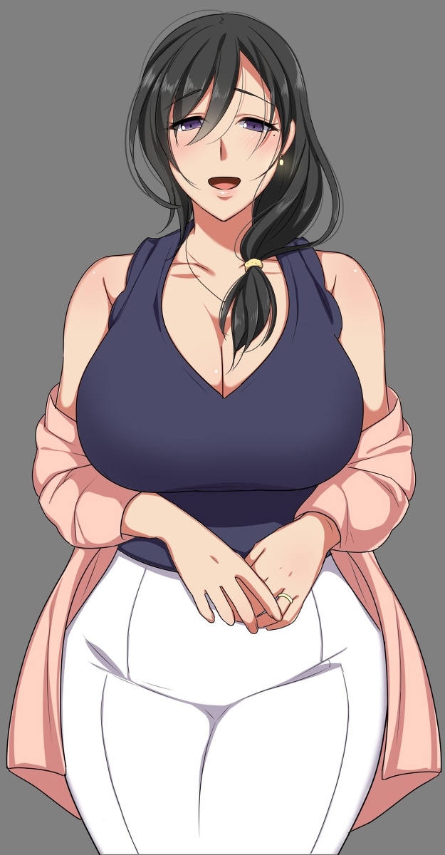 This is a pixiv picture whose title is 彼女のママ.