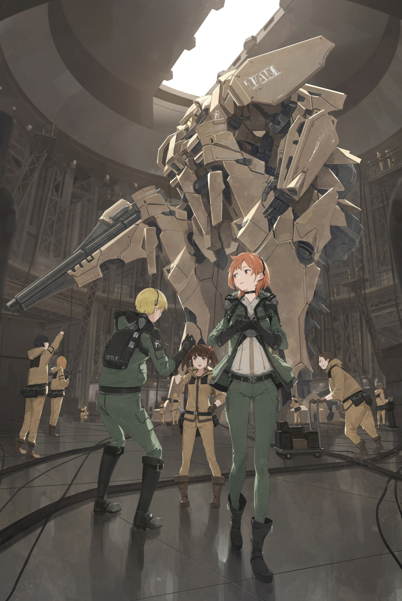 This is a pixiv picture whose title is The hangar.