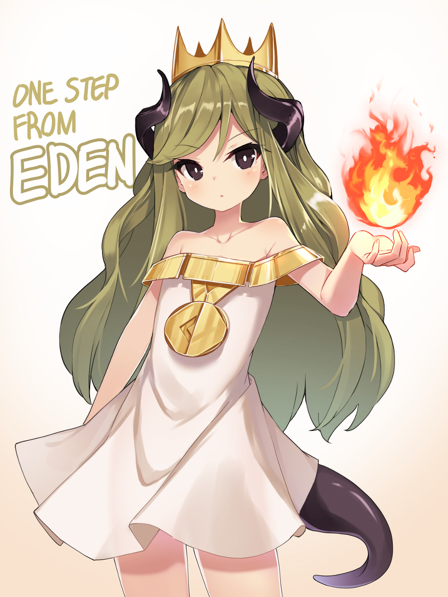 This is a pixiv picture whose title is one step from eden.