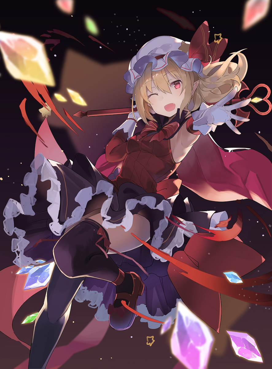 This is a pixiv picture whose title is 魔法少女フラン.