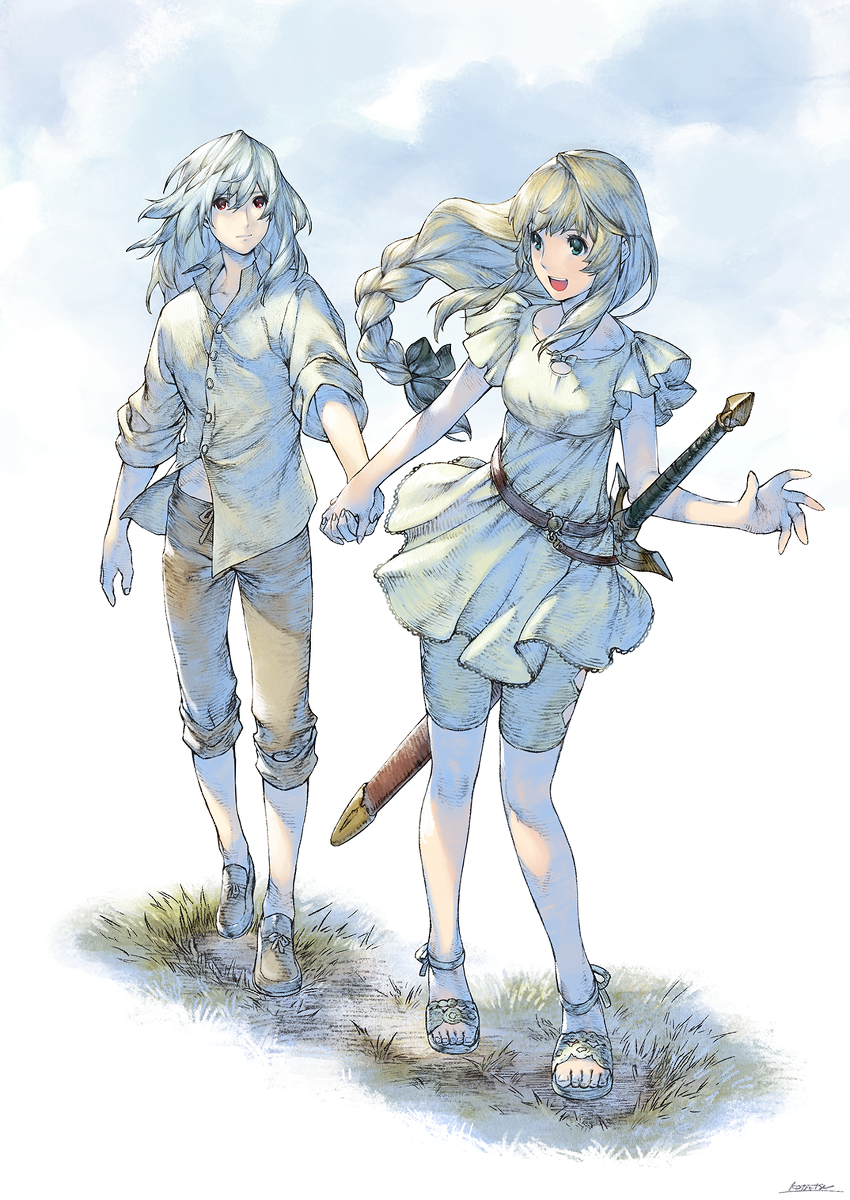 This is a pixiv picture whose title is 晴れててもちょっと曇ってても良い日.