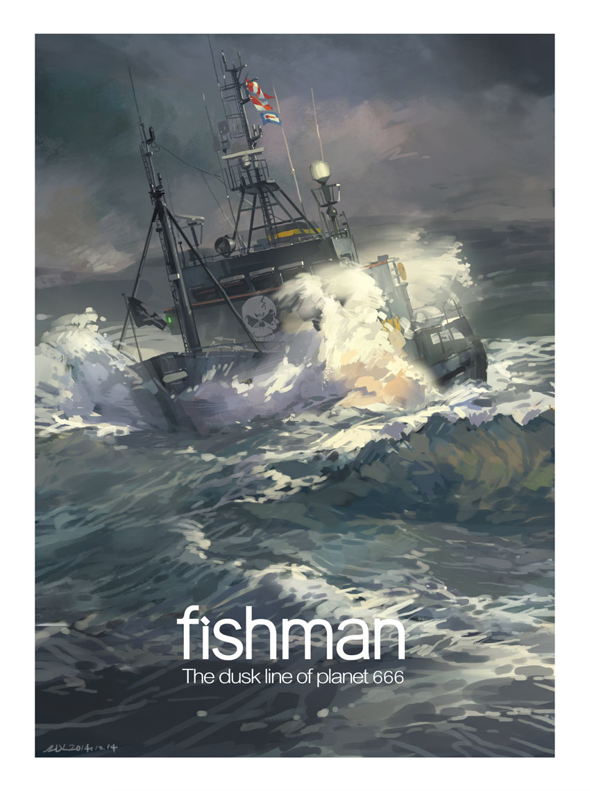 This is a pixiv picture whose title is 【fishman】.