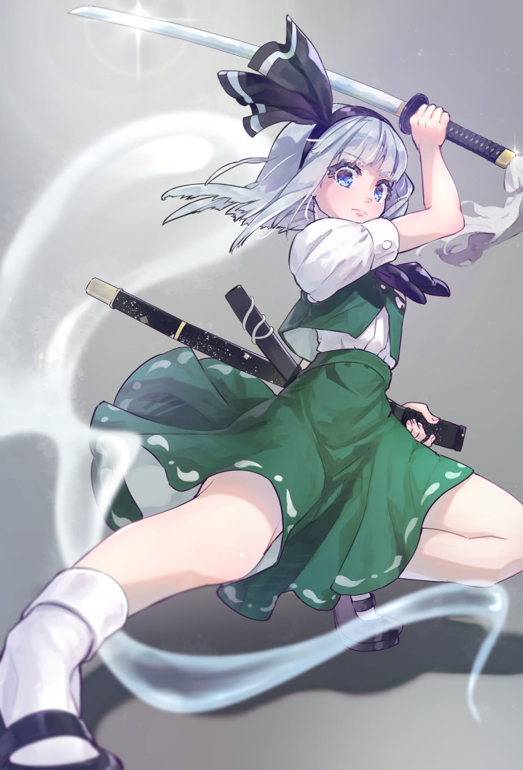 This is a pixiv picture whose title is 妖夢.